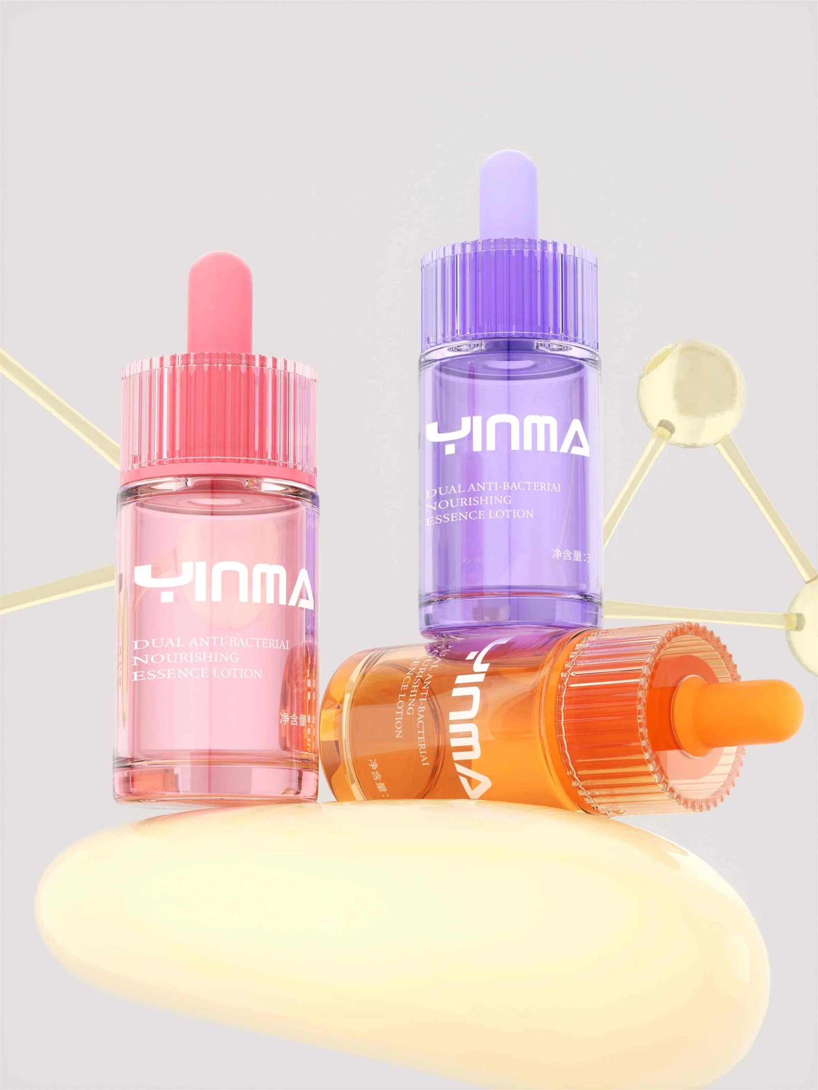 Diverse collection of innovative cosmetic glass bottle molds with new trendy designs released daily Diverse collection of innovative cosmetic glass bottle molds with new trendy designs released daily
